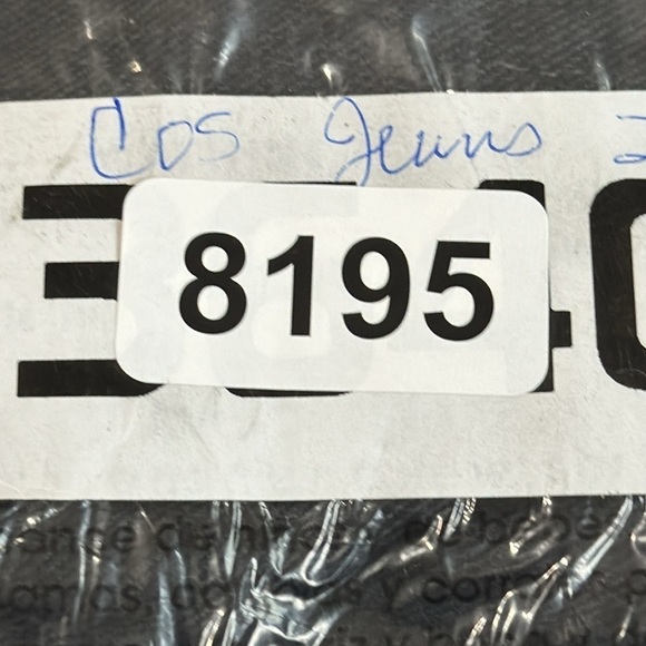 COS Jeans Slim Men's Size  28 Gray Button Fly 5 Pockets Mid Rise Slim Leg - Picture 13 of 13